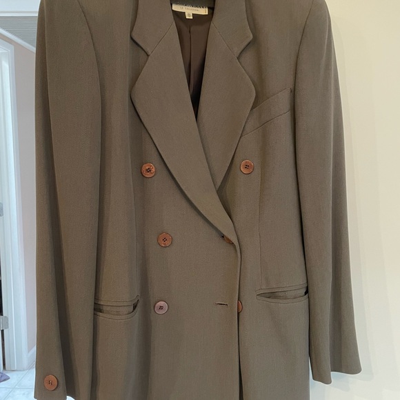 Giorgio Armani Double-Breasted Blazer - Picture 1 of 4